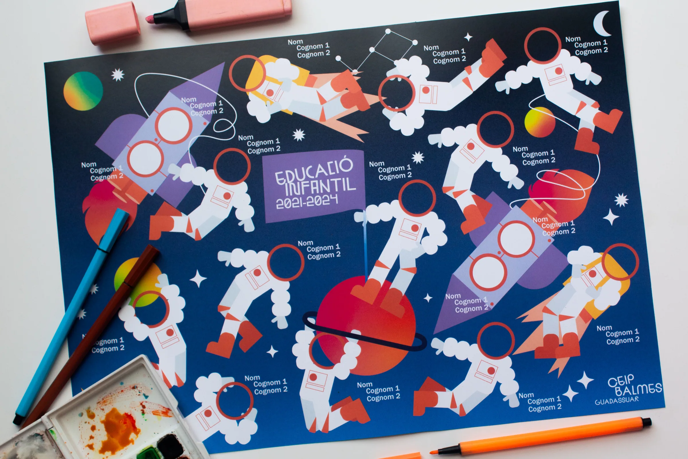 Cartell d'Educació Infantil — 2